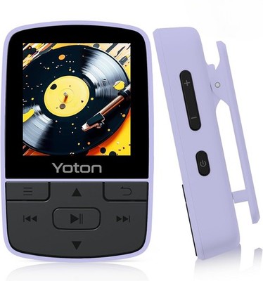 MP3 Player Bluetooth 5.2 64GB Mini Size Sports Clip FM Radio Includes
