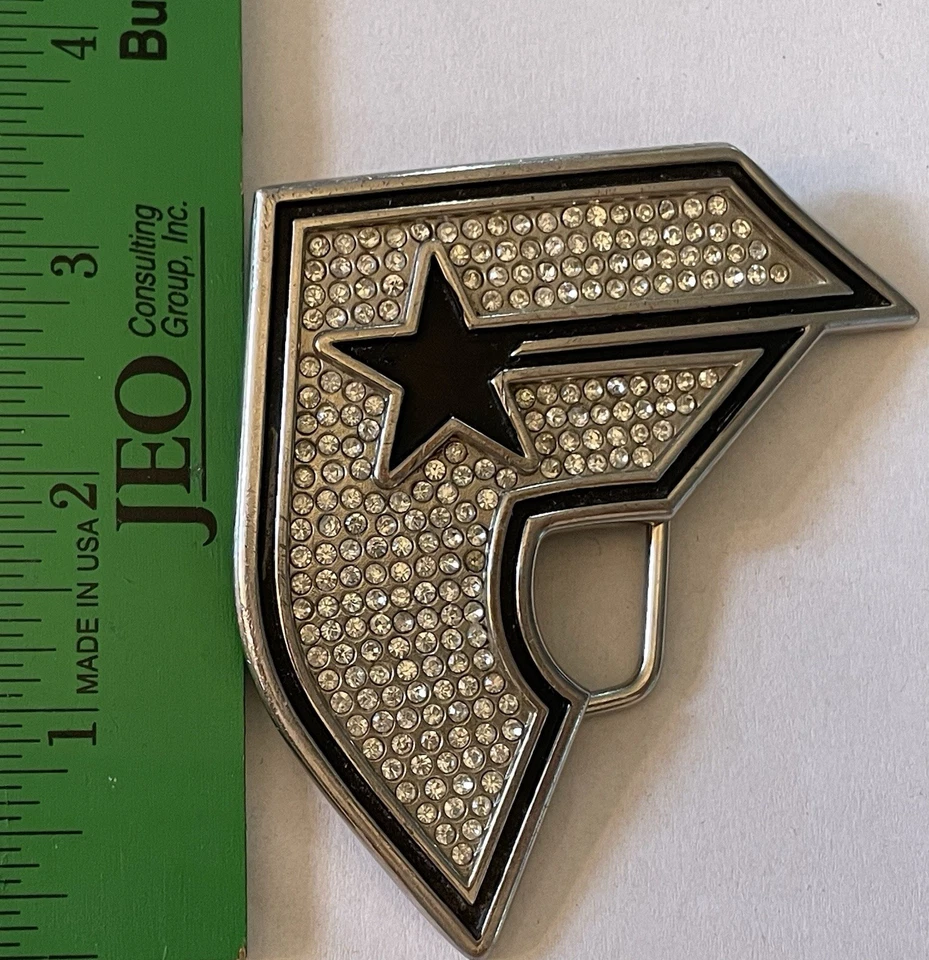 De colección TRAVIS BARKER BLINK 182 Estrellas y Correas F Estrás Cinturón Hebilla Punk Foto 4 de 4