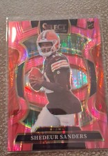 2025 Panini Select - Concourse Shedeur Sanders #54 Pink Shock Prizm (RC)