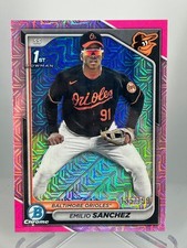 2024 1st Bowman Chrome Pink Mojo Emilio Sanchez /199