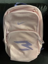 Nike RAN 3BRAND BLITZ Russell Wilson Pink mesh Backpack W Pouch  Padded Straps