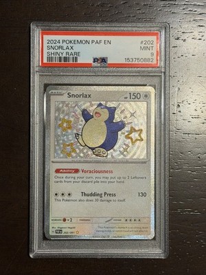 Snorlax 202/091 SV: Paldean Fates Holo for sale online | eBay