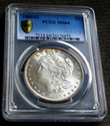 1880 O MORGAN SILVER DOLLAR ~ PCGS MS64 ~A RARE FIND LIGHT EDGE TONE -POP 1,605 — photo 1