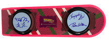 Back to the Future Cast Signed Hoverboard Michael J Fox Lloyd +2 Beckett Witness