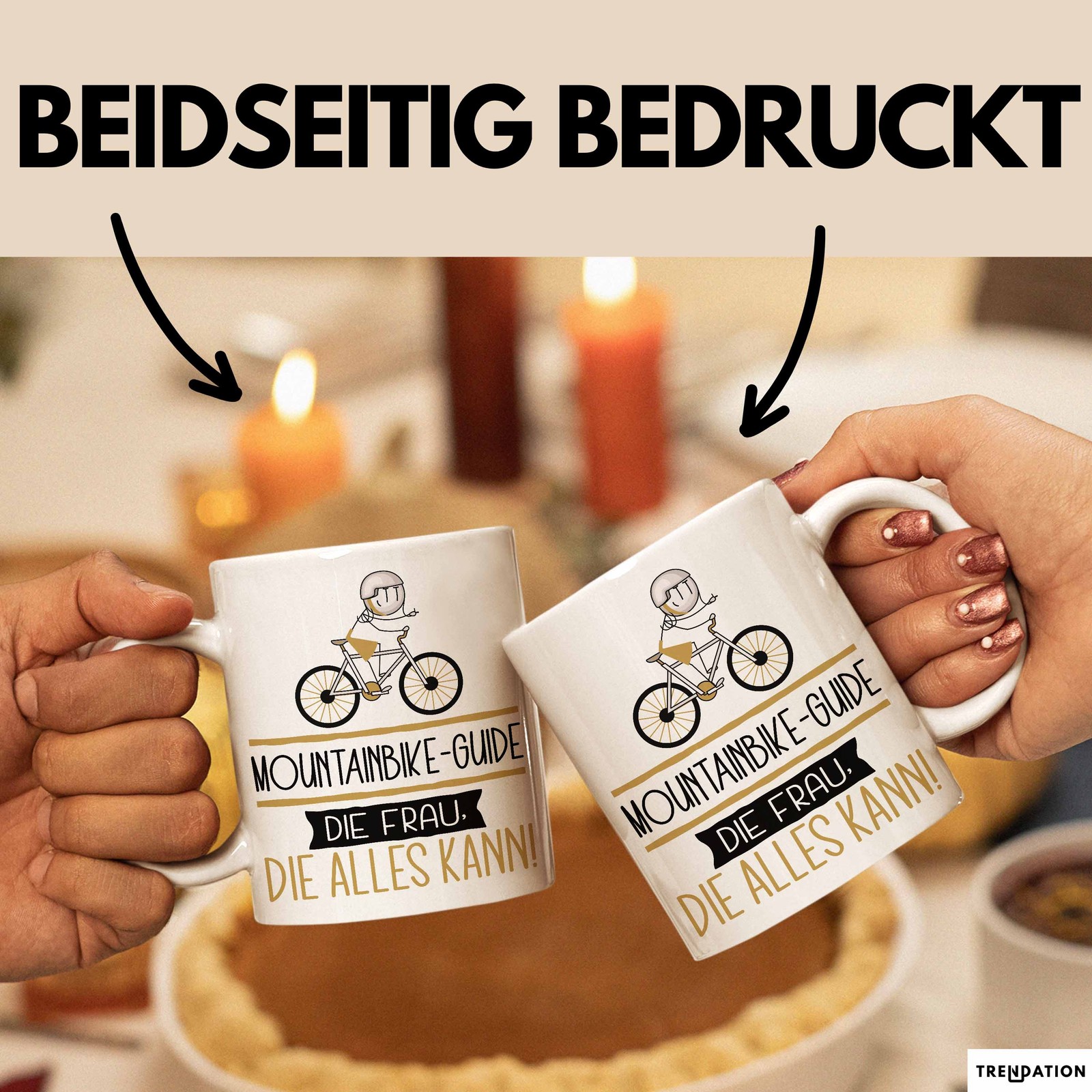 Guida Mountain Bike Regalo Tazza Tazza La Donna Che Tutti Può Idea Regalo per foto 2