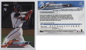 2018 Topps Chrome Ronald Acuna Jr #193 Rookie RC