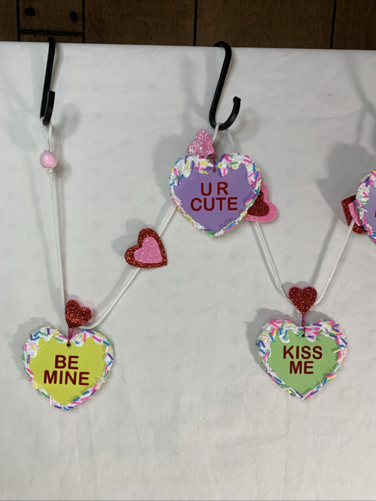 Candy Land Sweet Treats Iced ￼ ￼Conversation Heart Garland 70” Valentine’s Day ￼ thumbnail 5