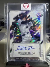 2025 Topps Pristine Autographs Brenton Doyle Colorado Rockies