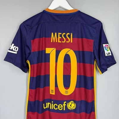 FC BARCELONA SPAIN 2015 2016 HOME FOOTBALL SHIRT SOCCER JERSEY