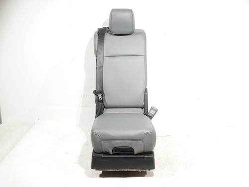 17-25 Ford F250 F350 SD FRONT Center Jump Seat Console Folding Gray Leather OEM