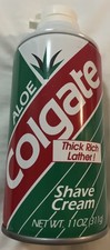 Rare VTG Colgate Palmolive Aloe Colgate Shave Cream 11 Oz Can PROP