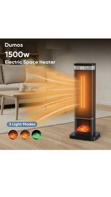 #ad Dumos 24inch Space Heaters for Indoor Use Portable Heater with 3 Light Colors $49.90