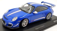 Minichamps 1/18 Scale 155 062222 Porsche 911 GT3 RS 4.0 2011 - Blue