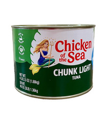 Chicken of the Sea Chunk Light Tuna in Water, Food Service Pack, 66.5 oz 1.88kg