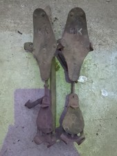 vintage metal ice skates