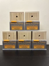 5x Bees N Things Outdoor Carpenter Bee Hanging Trap with 15 ft. Coverage  New