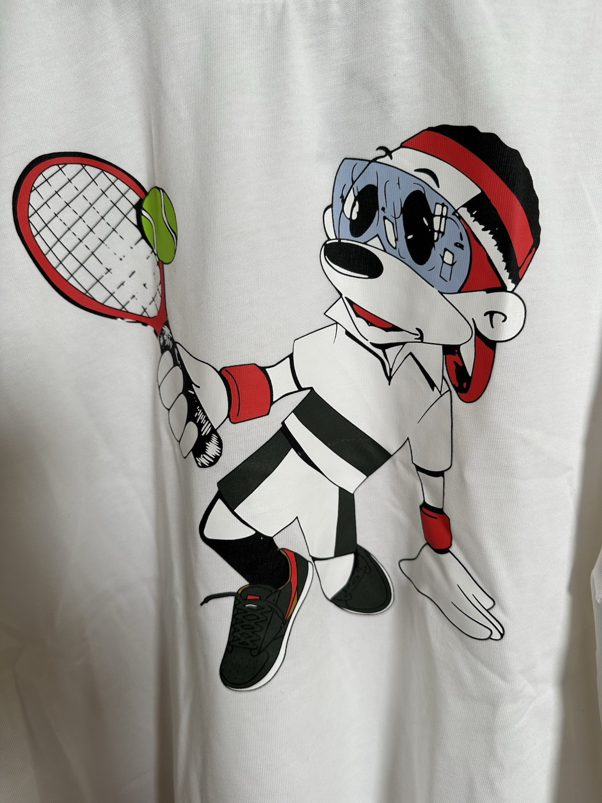T shirt manica lunga FILA x Patterson Tennis Graphics BIANCA Uomo taglia L