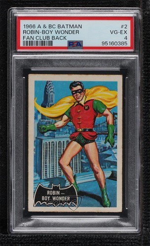 1966 A&BC Batman Black Bat #2 — PSA 4