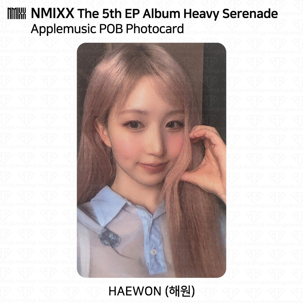 NMIXX 5th EP Album Heavy Serenade Applemusic POB Photocard | eBay