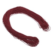 1mm 109 Yard Waxed Polyester Cord Wine Red for Jewelry Making