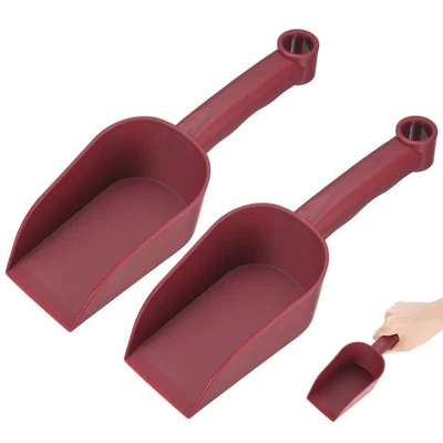 2 pièces  de Jardin Plastique 9,06 Pouces pour Creuser [Rouge ] - Photo 1/4