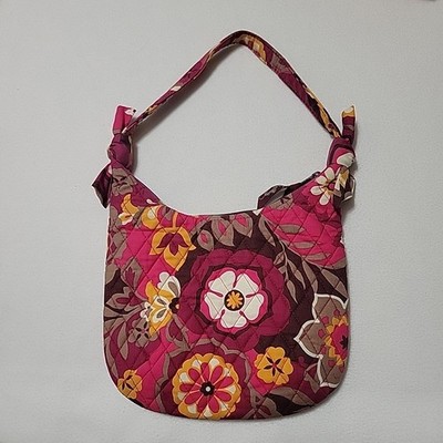 Vera Bradley Olivia Ergo Small Shoulder Purse ~ Floral Carnaby ~ Retired