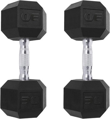 Dumbbells Set of 2 Exercise Fitness Dumbbell for Home Gym Free Weights Hand Hex