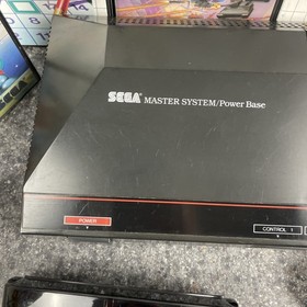 Sega Master System Console+Games+joystick+Light Gun+3D Glasses+Cables WORKS READ