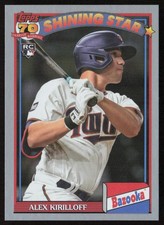 2021 Topps 1991 Bazooka Shining Stars Silver Foil /50 Alex Kirilloff #91BZ-6