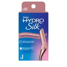 Schick Hydro Silk Dermaplane Razor for Women Face Refill Blades 3 ct Face razor