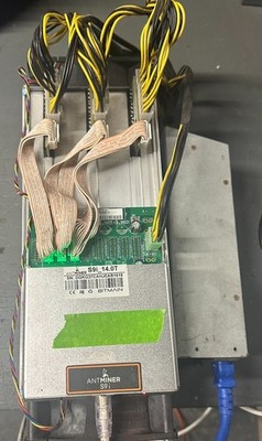 Bitmain Antminer S9i 14TH w/ Bitmain APW3 PSU w Power Cord Tested Working
