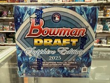 2025 Bowman Draft Sapphire Edition HOBBY BOX 1 Autograph Factory Sealed F/S