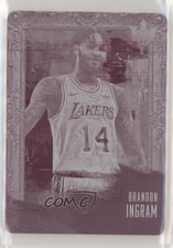 2018 Panini Court Kings Portraits Printing Plate Magenta 1/1 Brandon Ingram y8a