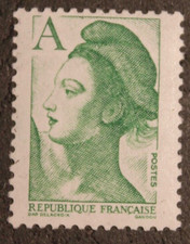 Timbre Liberté de GANDON - Delacroix Lettre A - YT 2423 - Neuf** - 1986