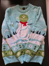 Microsoft Xbox Game Pass Ugly Christmas Snowman Holiday Sweater 2022 Size M