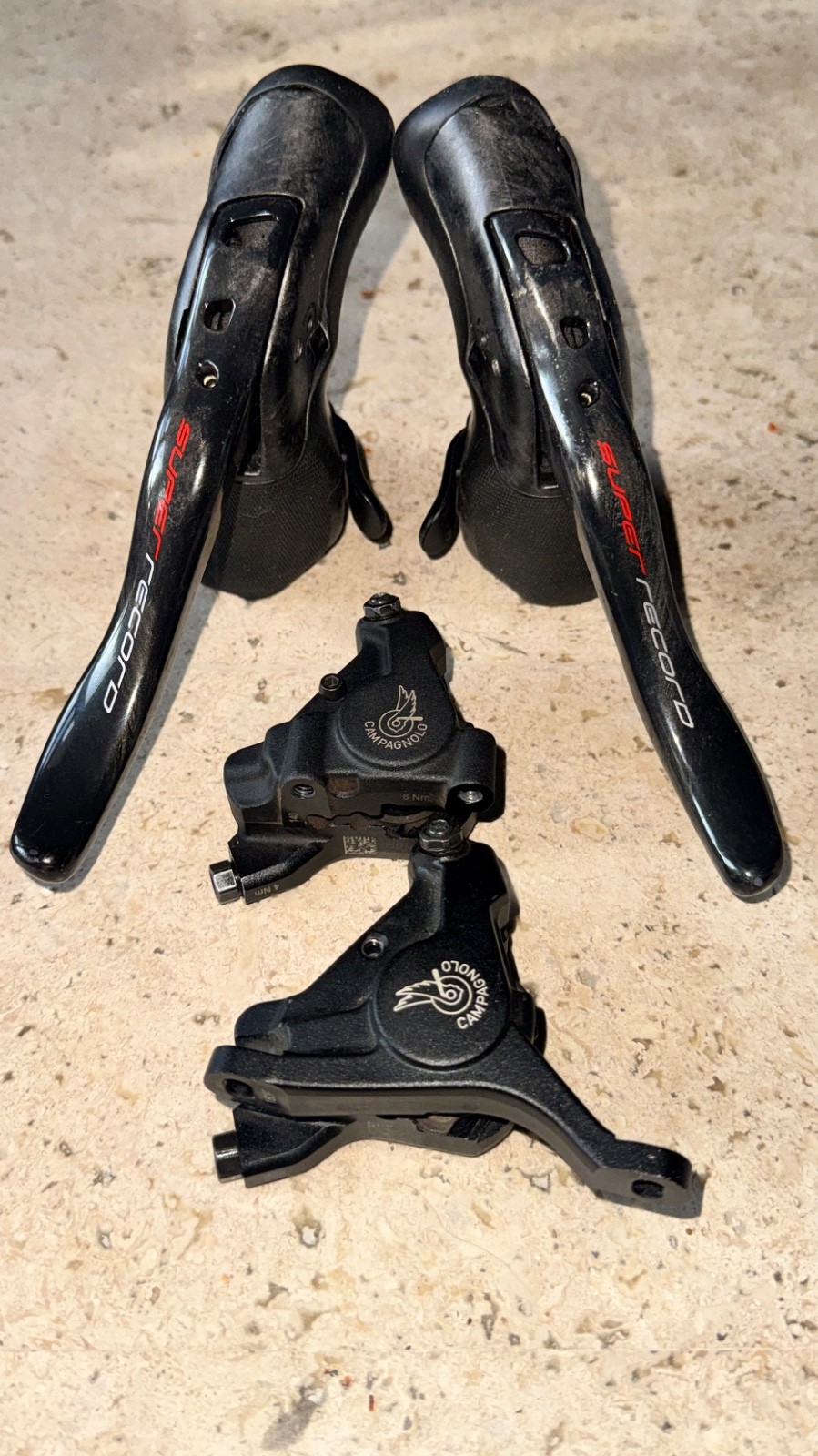Campagnolo Super Record 12-Speed EPS Hydraulic Flat Mount Di