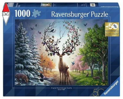 RAVENSBURGER PUZZLE DER MAGISCHE HIRSCH UND DIE VIER JAHRESZEITEN
