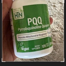 Health Thru Nutrition PQQ 20mg PureQQ Vegan Supplement 120 Capsules