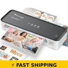 Bonsaii Laminator Machine 9 Inch with 50 Laminating Sheets - Grey