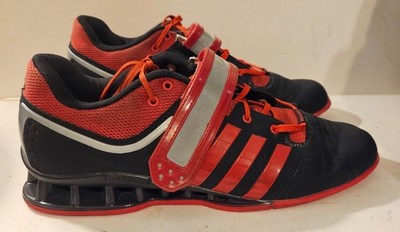 Adidas Adipower Weightlifting Shoes / Black-Scarlet / Mens Sz 11.5