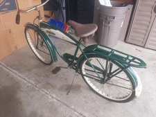 1950s Schwinn Green Hornet 26" Horn Tank Bike All Original L@@K
