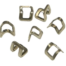 20 PCS Stainless Steel Zipper Top Stops Replacement Parts #10 and #13 Zippers