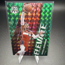 Russell Westbrook Elevate 2020-21 Panini Mosaic Green Prizm #14