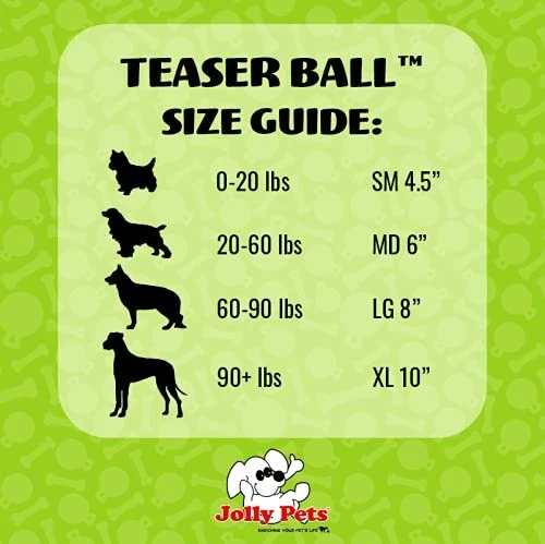 Teaser Ball Dog Toy, Extra Large/10 Inches, Red (1510 RD) - Image 3 of 3