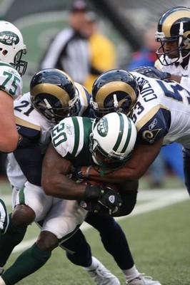 Safety Oshiomogho Atogwe and Linebacker Quinton Culberson St Loui- 2008 Photo