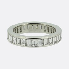Tiffany & Co. Eternityring Baguetteschliff Di...