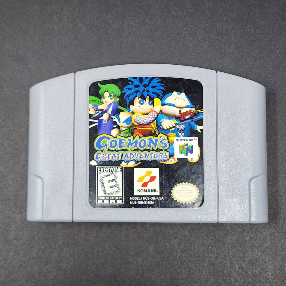 Goemon's Great Adventure (Nintendo 64, N64) AUTHENTIC & TESTED - Image 2 of 4