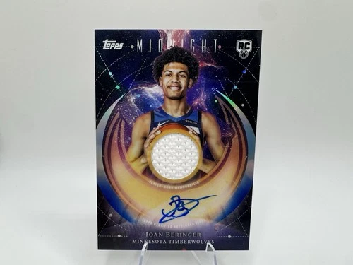 2025-26 Topps Midnight Joan Beringer Rookie Jersey Auto RC #RJA-JB Timberwolves