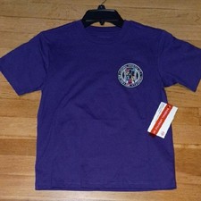 Baseball Lifestyle 101 Purple Kids T-Shirt Youth Medium Nwt