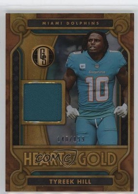 2023 Panini Gold Standard Heart of Gold Threads 140/199 Tyreek Hill #7 1u5y